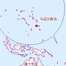 馬紹爾群島地圖